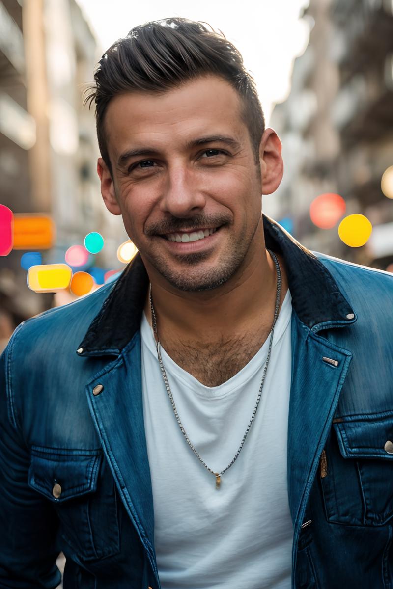 10-00058-4294360939-FrancescoGabbani, photo of a rugged man wearing leather jacket and jeans and white t-shirt walking down the street, smile, soft.png